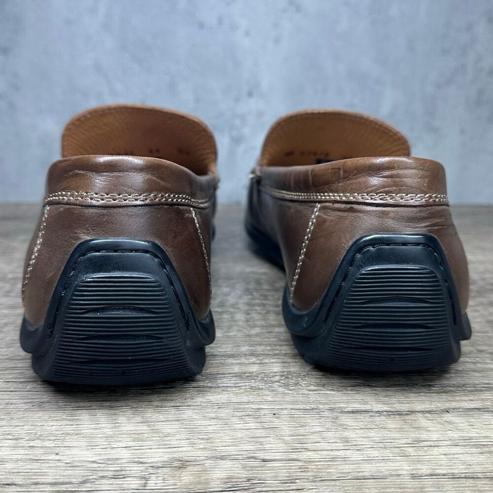 Ecco~Men's~Brown Leather Classic Moc 2.0 Driving Loafers~Size 44/10-10.5 US - Picture 4 of 8